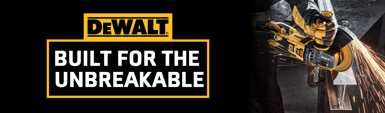 DeWalt Built for the Unbreakable Promo Banner